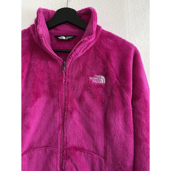 The North Face Jackets & Blazers - North Face Women’s Shag Full Zip Pink Sweatshirt Jacket Sz S Gorp Hiking J39